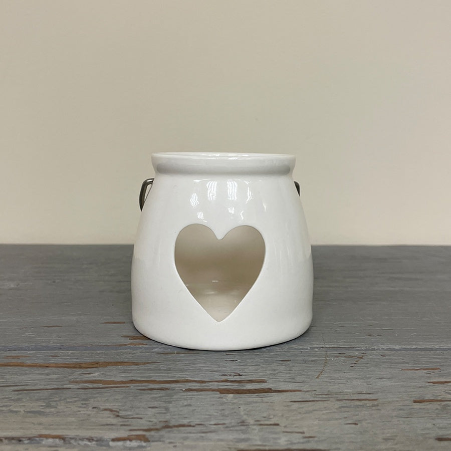 Cut Heart T-Light Holder 10CM 