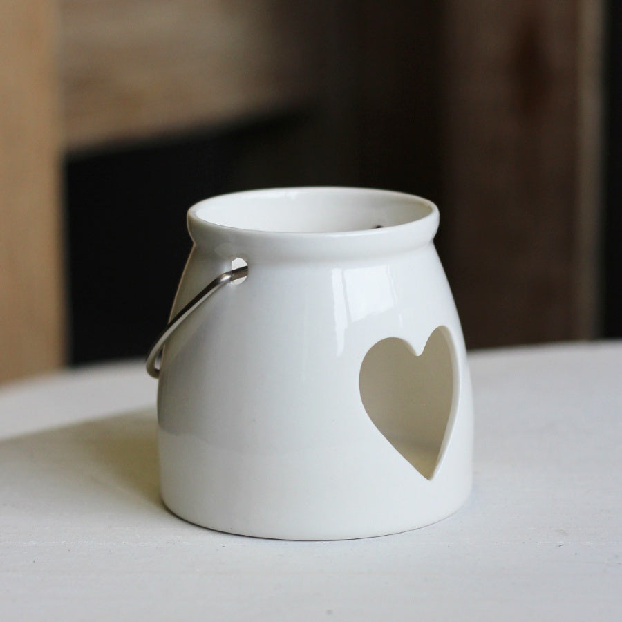 Cut Heart T-Light Holder 10CM 