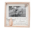 Friends are like Angels 4x6 photo frame with friendship sentiment message