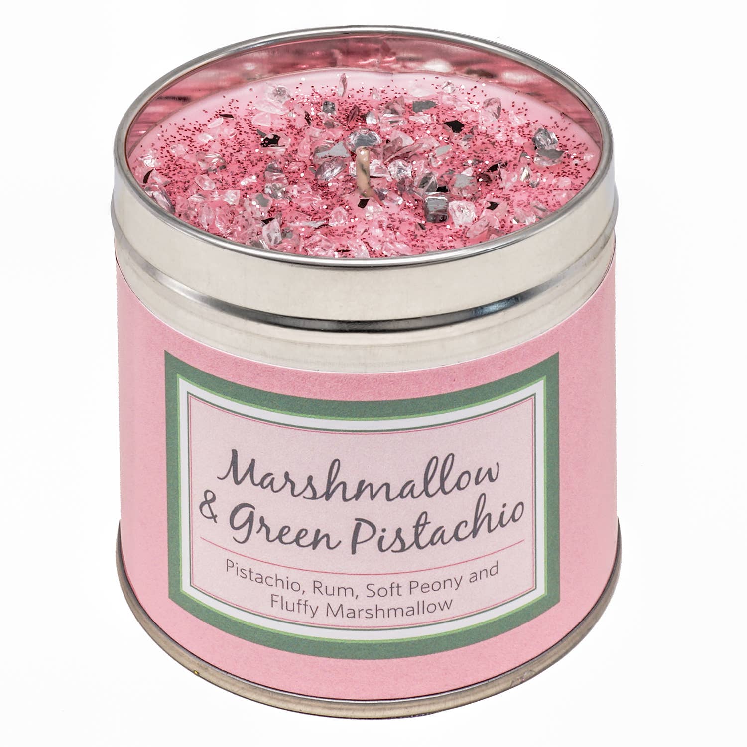 Seriously Scented Marshmallow & Green Pistachio - Premium scented candle for home fragrance