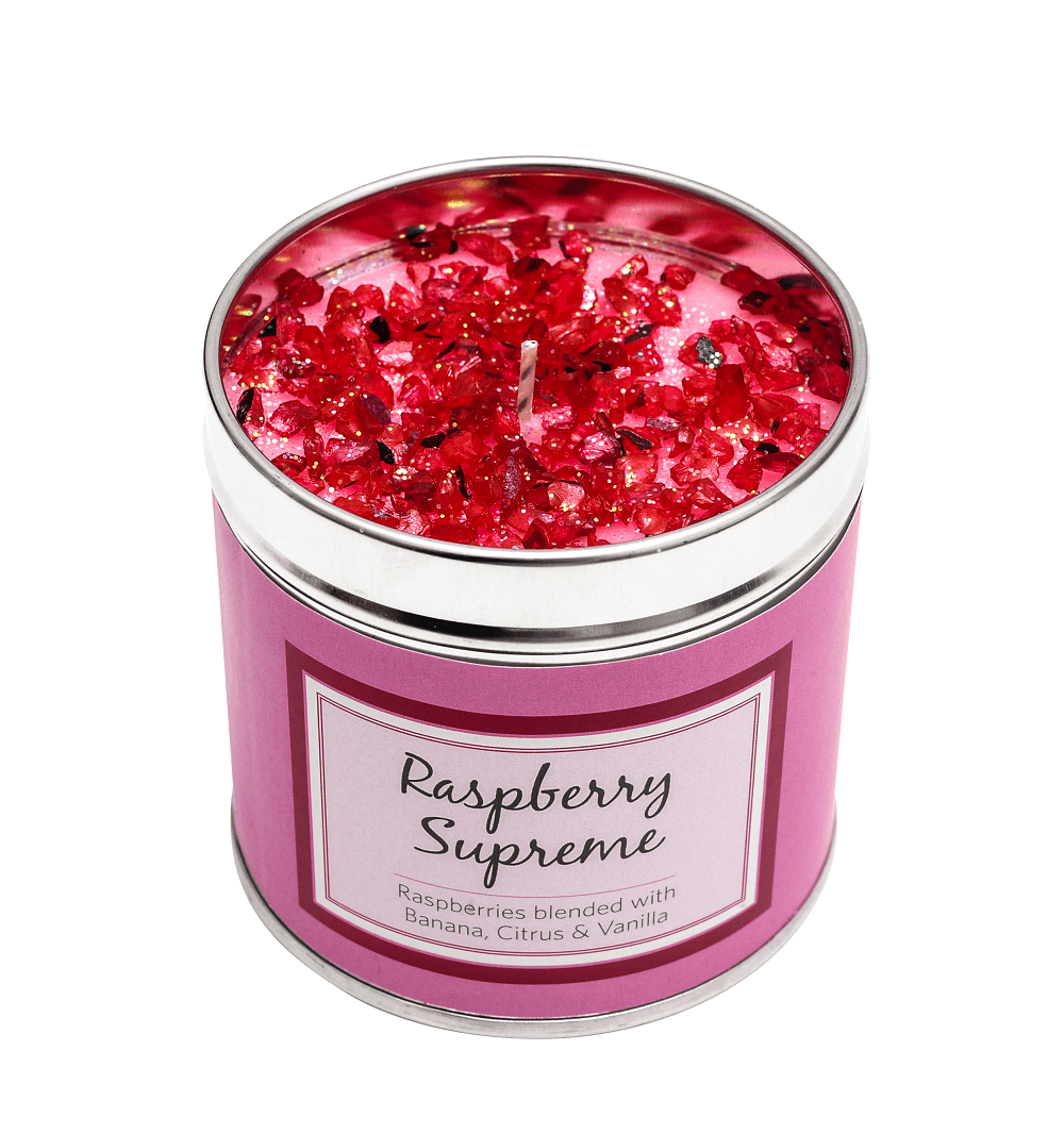 Seriously Scented Raspberry Supreme - Premium scented candle for home fragrance