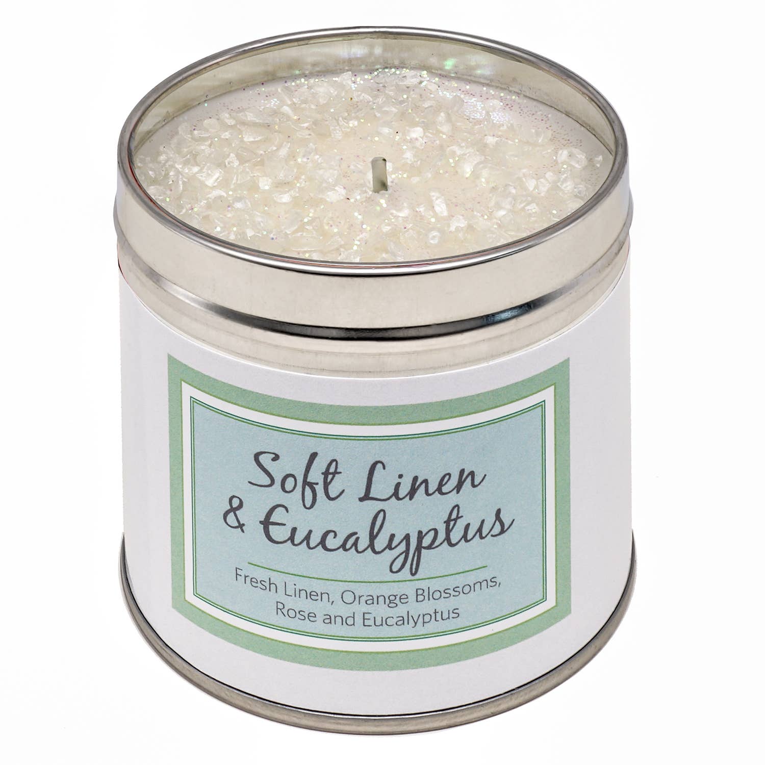 Seriously Scented Soft Linen & Eucalyptus - Premium scented candle for home fragrance