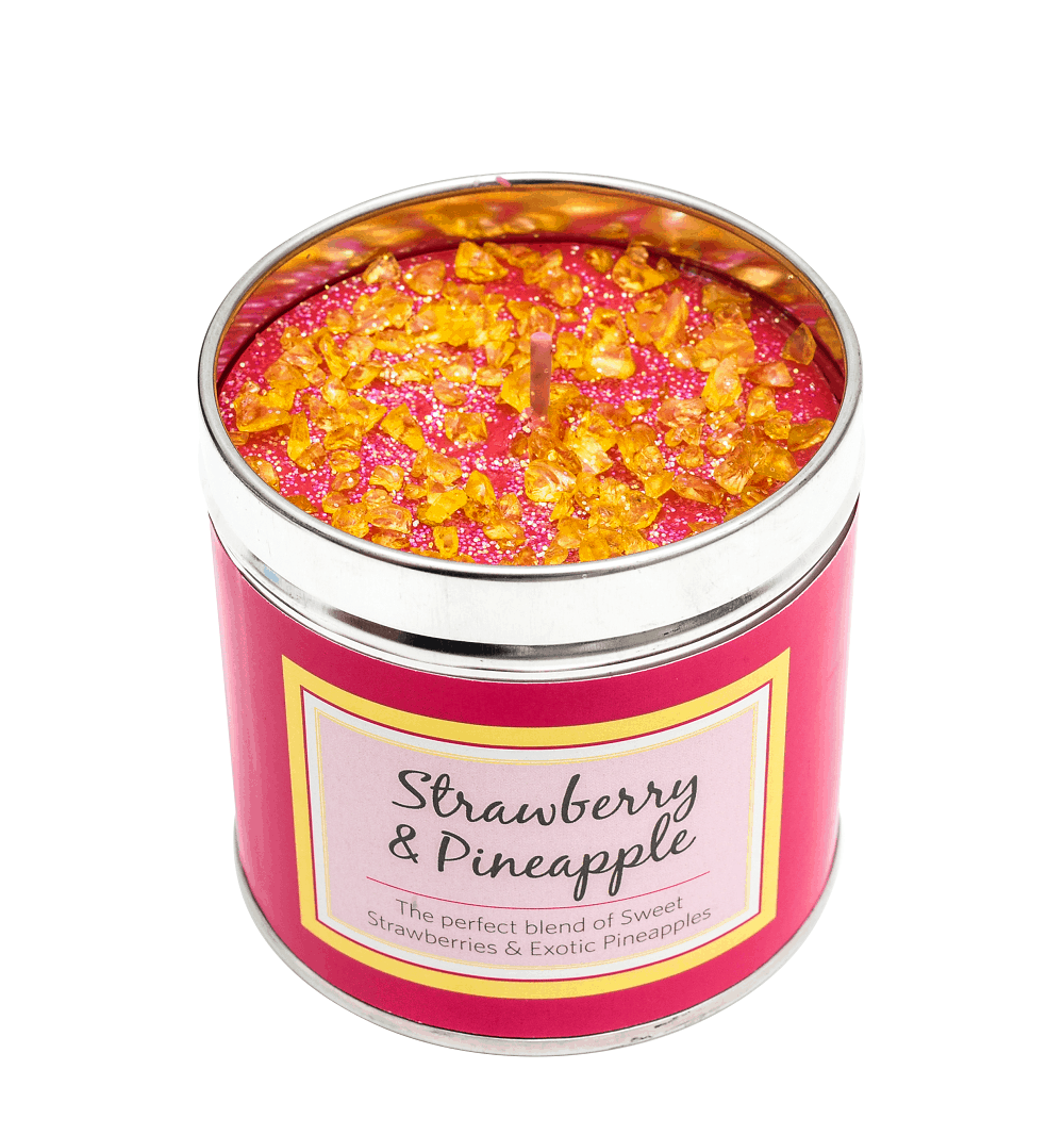 Seriously Scented Strawberry & Pineapple - Premium scented candle for home fragrance