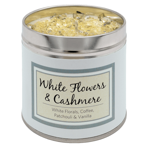 Seriously Scented White Flowers & Cashmere - Premium scented candle for home fragrance