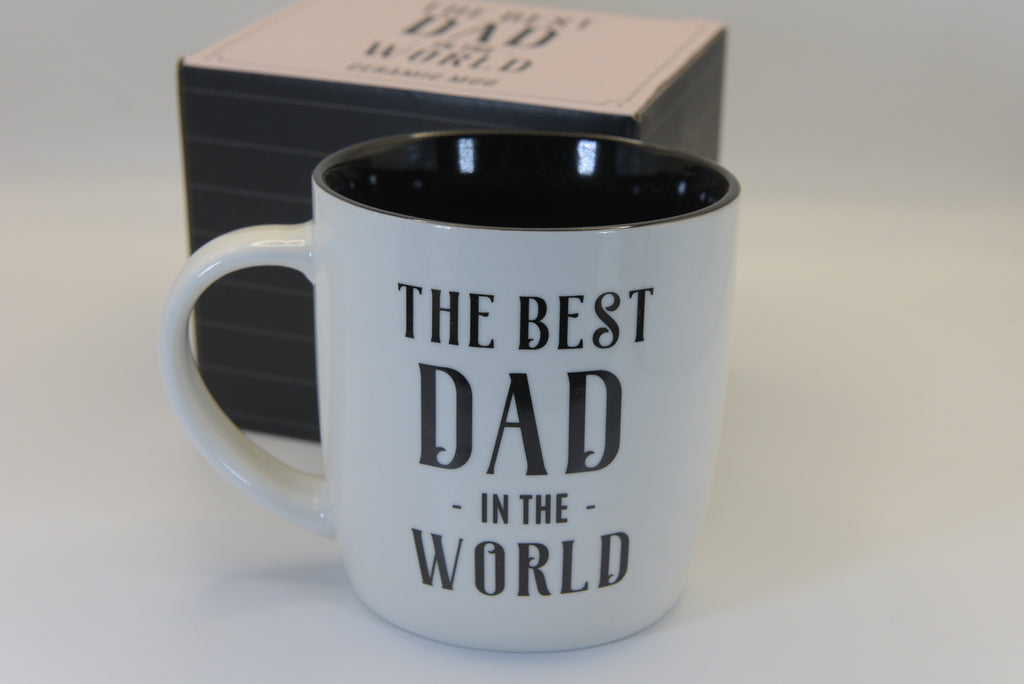 Celebrate the best dad in the world with this heartfelt ceramic mug. Featuring a bold, loving message, it's the perfect way to show appreciation for everything he does. 