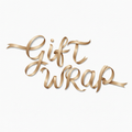 Gift Wrap Ribbon Typography